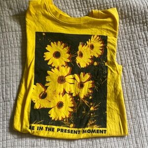 Yellow graphic T-shirt